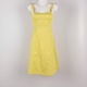 Dámské šaty H&M na ramínka odstín žluté
