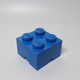 Úložný box na hračky Lego modrý