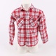 Chlapecká kostkovaná košile červeno-bílá
