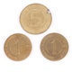 Slovinské mince 1 tolar a 5 tolarjev