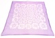Šátek fialové barvy s květy