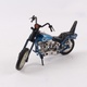 Model motocyklu modré barvy