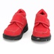 Dětské boty kotníkové červené na suchý zip