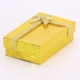 Dárková krabička na šperky zlatá