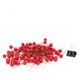 Dekorace - zápich červené kuličky 98 ks