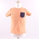 Dětské tričko Lupilu oranžové s kapsou