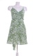 Dámské květované letní šaty Orsay zelené