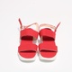 Dámské koženkové sandále červené vel. 36 EUR