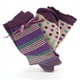 Dámské ponožky Ergee fialovobéžové