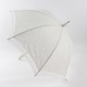 Deštník pro nevěstu bílé barvy
