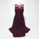 Dámské elegantní šaty Dressystar fialové M