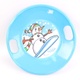 Jezdící talíř na sníh modrý se sněhulákem