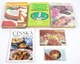 Knihy na kuchařské téma + pohlednice + leporelo