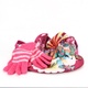 Dívčí barevná taška Desigual + rukavice