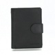 Kožená peněženka Sendefn černá 12.5 x 9.5 cm