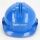 Ochranná plastová helma iClimax modrá barva