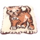 Vlněný polštářek Merino s motivem kočky