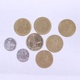 Mince belgické franky 8 kusů