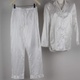 Dámské pyžamo TCM bílé saténové