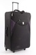 Cestovní kufr na kolečkách černo fialový