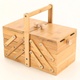 Dřevěný box RelaxDays S na šicí potřeby