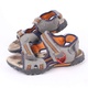 Dětské sandále šedooranžové