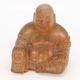 Dřevěná soška sedící Buddha 