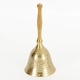 Zvoneček zdobený zlaté barvy 13 cm